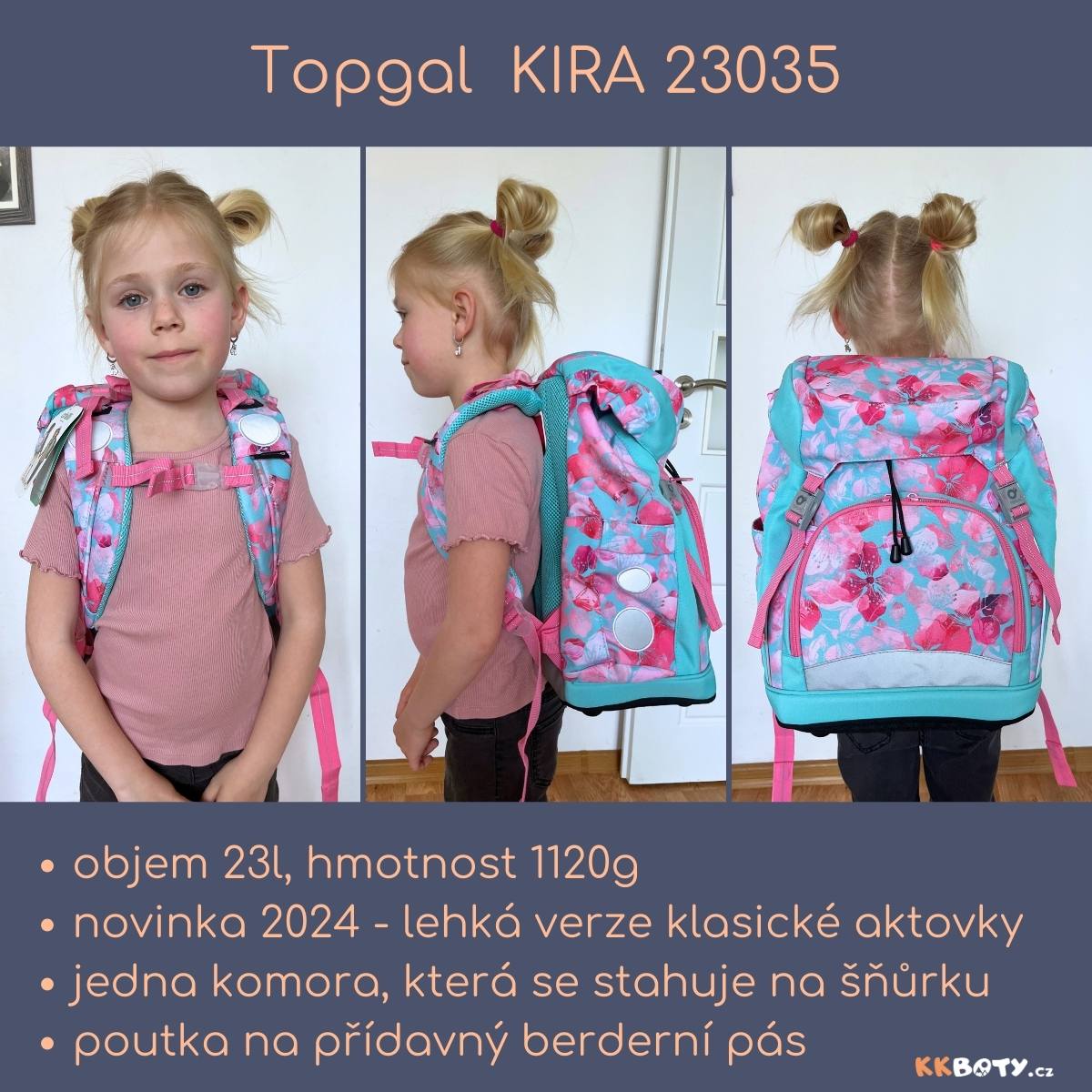 Školní aktovka Topgal KIRA 23035
